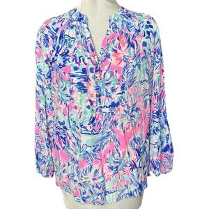 Lilly Pulitzer Silk Top. Size XS